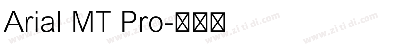 Arial MT Pro字体转换